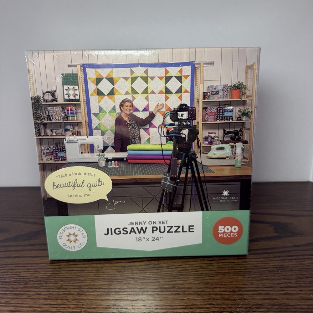 Missouri Star Quilt Co. "Jenny On Set" 500-Piece Square Quilt Block Puzzle